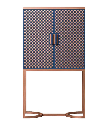Барный шкаф Blue / Brown
