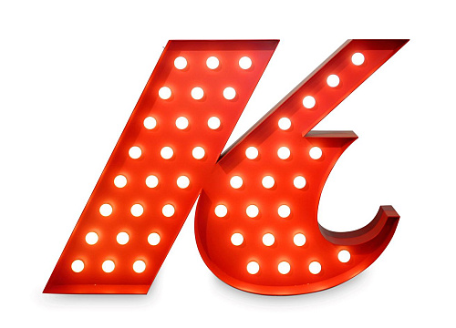 Декоративный светильник Kinetic Letter K