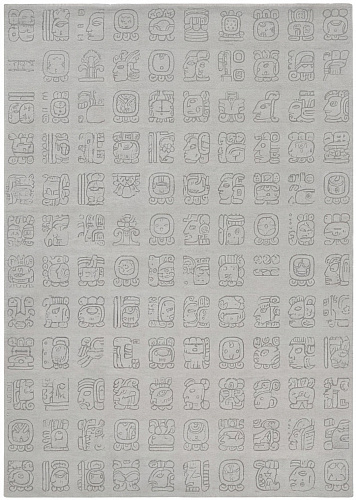 Ковер ручной работы Symbol Grid Grey