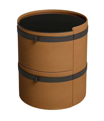 Круглая прикроватная тумба