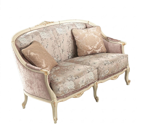 Классикалық екі орындық Rosa дивані